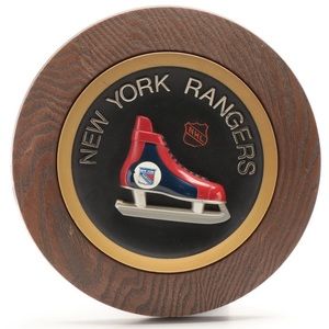 Vintage New York Rangers wall hanging
